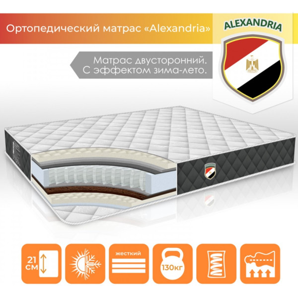 Матрас ортопедический ТМ TAG "Alexandria" двухсторонний с эффектом зима-лето чехол Жаккард размер 180*200 см
Матрас ортопедический ТМ TAG "Alexandria" двухсторонний с эффектом зима-лето чехол Жаккард размер 180*200 см