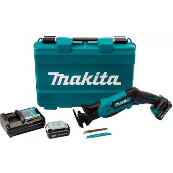 Сабельная пила Makita JR103DWAX6 + 2 акб 10.8 B 2 Ah + з/у + кейс + пильные полотна (JR103DWAX6)
Сабельная пила Makita JR103DWAX6 + 2 акб 10.8 B 2 Ah + з/у + кейс + пильные полотна (JR103DWAX6)