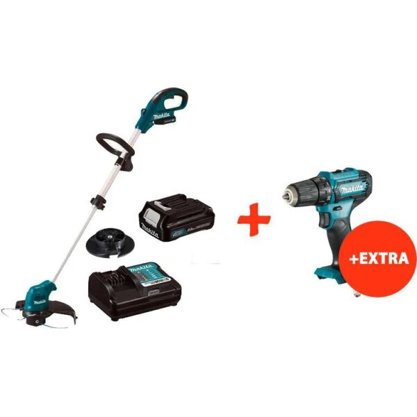 Аккумуляторный триммер Makita UR100DWAE + 2 акб 10.8 V 2 Ah + з/у + Makita DF333DZ + косильная головка
Аккумуляторный триммер Makita UR100DWAE + 2 акб 10.8 V 2 Ah + з/у + Makita DF333DZ + косильная головка