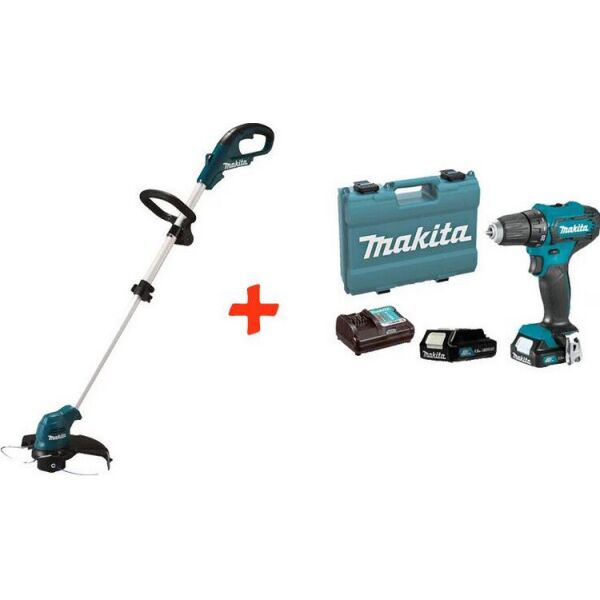 Аккумуляторный триммер Makita UR100DZ + акк шуруповерт DF333DWYE + 2 акб 12 V 1.5 Ah + з/у + кейс (UR100SET)
Аккумуляторный триммер Makita UR100DZ + акк шуруповерт DF333DWYE + 2 акб 12 V 1.5 Ah + з/у + кейс (UR100SET)