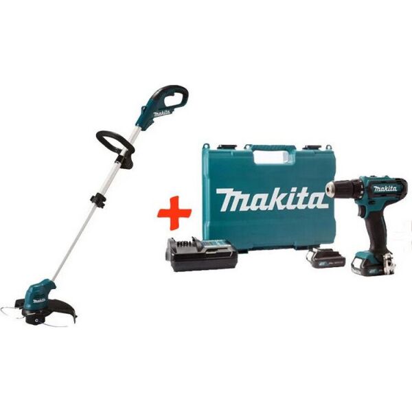 Аккумуляторный триммер Makita UR100DZ + акк шуруповерт HP333DWAE + 2 акб 12 V 2 Ah + з/у + кейс (UR100SET5)
Аккумуляторный триммер Makita UR100DZ + акк шуруповерт HP333DWAE + 2 акб 12 V 2 Ah + з/у + кейс (UR100SET5)