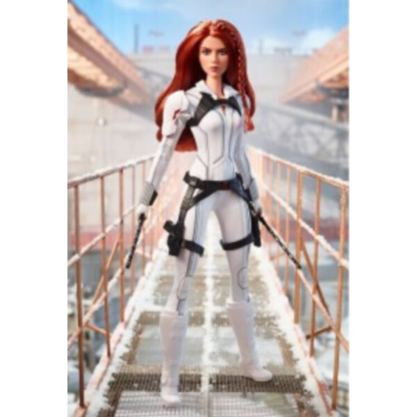 Кукла Барби коллекционная Марвел Чёрная вдова в белом Barbie Marvel Studios Black Widow White Suit Doll GHT82
Кукла Барби коллекционная Марвел Чёрная вдова в белом Barbie Marvel Studios Black Widow White Suit Doll GHT82