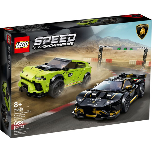 LEGO® Speed Champions Lamborghini Urus ST-X & Lamborghini Huracán Super Trofeo EVO (76899)
LEGO® Speed Champions Lamborghini Urus ST-X & Lamborghini Huracán Super Trofeo EVO (76899)