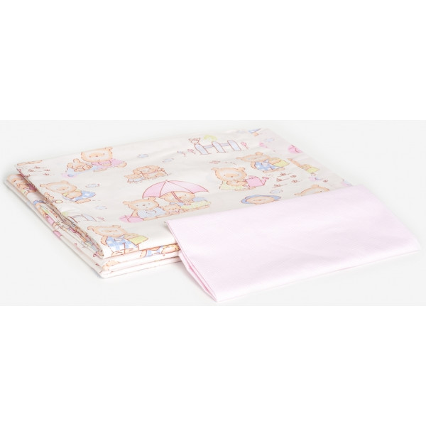 Комплект постельного белья детский Twins Comfort (3 элемента) Пушистые мишки бледно-розовый С-013
Комплект постельного белья детский Twins Comfort (3 элемента) Пушистые мишки бледно-розовый С-013