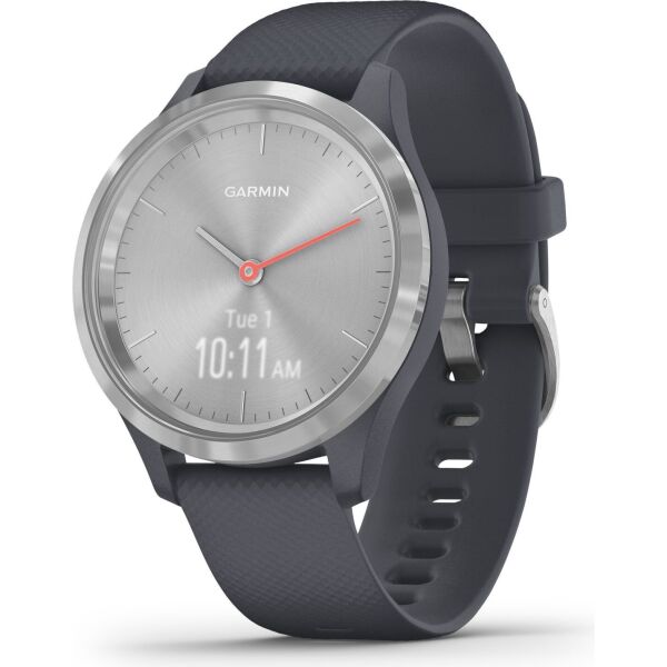 Смарт-часы Garmin Vivomove 3S со стальным безелем серебристого цвета, корпусом и ремешком "синий гранит"
Смарт-часы Garmin Vivomove 3S со стальным безелем серебристого цвета, корпусом и ремешком "синий гранит"