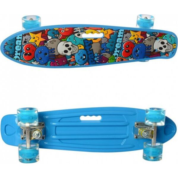Пенни Борд Скейт маленький Лонгборд с ручкой Best Board MS0749-6 Original для фрирайда, доска 55 см, колеса полиуретановые d = 6 см светящиеся Blue (74584)
Пенни Борд Скейт маленький Лонгборд с ручкой Best Board MS0749-6 Original для фрирайда, доска 55 см, колеса полиуретановые d = 6 см светящиеся Blue (74584)