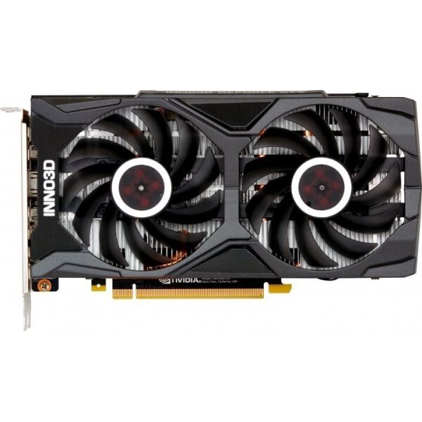 Видеокарта Inno3D, GeForce GTX 1660 SUPER, TWIN X2, 6Gb GDDR6, 192-bit, DVI/HDMI/DP, 1785/14000 MHz, 8-pin (Bulk) (M166SK-06D6)
Видеокарта Inno3D, GeForce GTX 1660 SUPER, TWIN X2, 6Gb GDDR6, 192-bit, DVI/HDMI/DP, 1785/14000 MHz, 8-pin (Bulk) (M166SK-06D6)