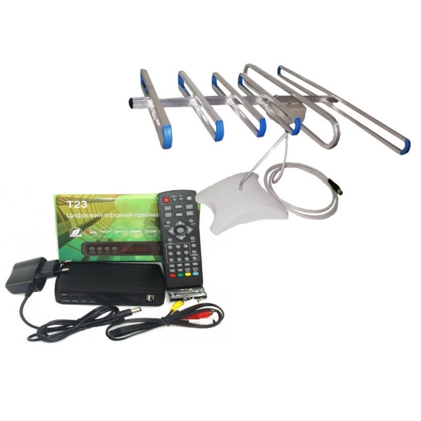 T2-тюнер Т23 + антенна для Т2 SUPER
T2-тюнер Т23 + антенна для Т2 SUPER