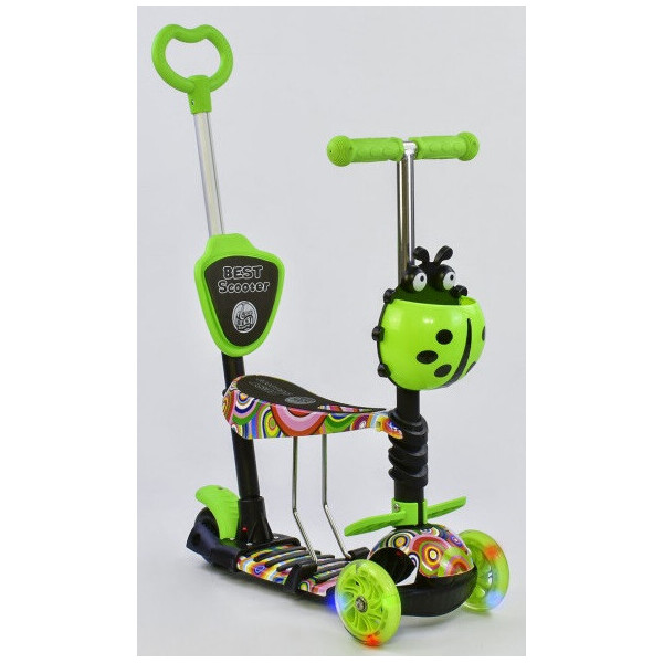 Детский самокат-беговел 5 в 1 трёхколёсный Best Scooter 33650 "Абстракция" С родительской ручкой Подсветка колес Салатовый/Чёрный (BS33650)
Детский самокат-беговел 5 в 1 трёхколёсный Best Scooter 33650 "Абстракция" С родительской ручкой Подсветка колес Салатовый/Чёрный (BS33650)