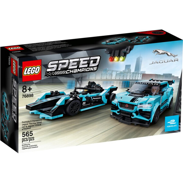 LEGO® Speed Champions Formula E Panasonic Jaguar Racing GEN2 car & Jaguar I-PACE eTROPHY (76898)
LEGO® Speed Champions Formula E Panasonic Jaguar Racing GEN2 car & Jaguar I-PACE eTROPHY (76898)