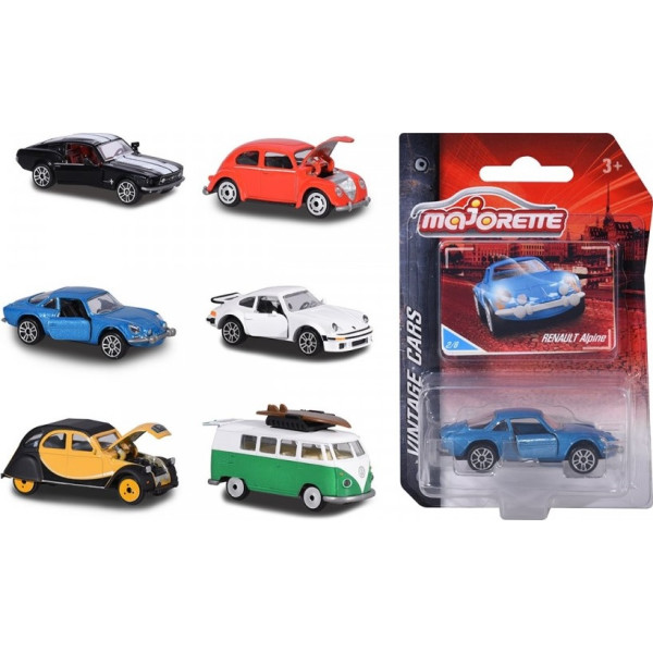 Машинка металлическая Majorette 7,5 см. Винтаж с карточкой (в ассорт. 6 видов) (2052010)
Машинка металлическая Majorette 7,5 см. Винтаж с карточкой (в ассорт. 6 видов) (2052010)