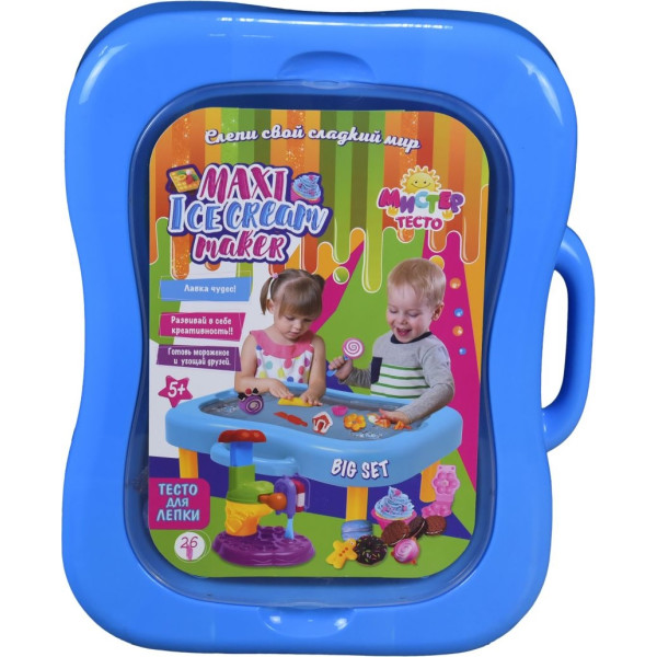 Набор для творчества Strateg Мистер тесто - подарочный чемоданчик голубой (71210) 
Набор для творчества Strateg Мистер тесто - подарочный чемоданчик голубой (71210)