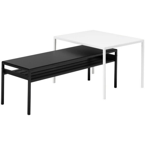 Комплект кофейных столиков с двусторонней столешницей IKEA NYBODA 2 шт белый/черный (892.152.38)
Комплект кофейных столиков с двусторонней столешницей IKEA NYBODA 2 шт белый/черный (892.152.38)