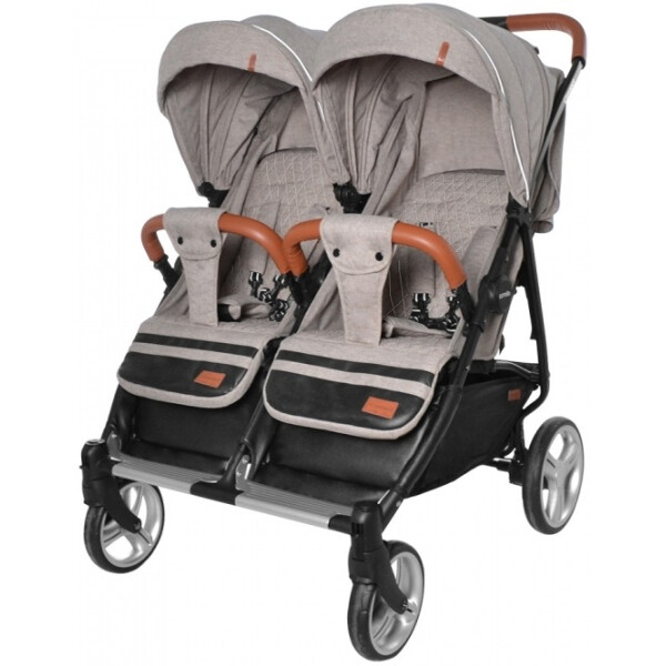Прогулочная коляска для двойни с переноской и дождевиком Carrello Connect New Len Cotton Beige (CRL-5502/1)
Прогулочная коляска для двойни с переноской и дождевиком Carrello Connect New Len Cotton Beige (CRL-5502/1)