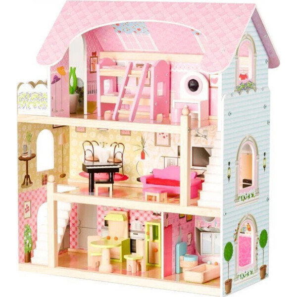 Кукольный домик Ecotoys Fairy + 4 куклы
