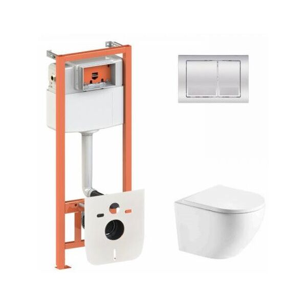Набор Qtap инсталляция 3 в 1 Nest QT0133M425 с панелью смыва квадратной QT0111M06028CRM + унитаз с сиденьем Robin QT1333046ENRW
Набор Qtap инсталляция 3 в 1 Nest QT0133M425 с панелью смыва квадратной QT0111M06028CRM + унитаз с сиденьем Robin QT1333046ENRW