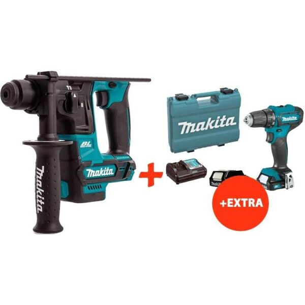 Аккумуляторный бесщеточный перфоратор Makita HR166DZ+акк шуруповерт Makita DF333DZ+2 акк 12 V 1,5 Ah+з/у+кейс
Аккумуляторный бесщеточный перфоратор Makita HR166DZ+акк шуруповерт Makita DF333DZ+2 акк 12 V 1,5 Ah+з/у+кейс