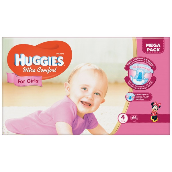 Подгузники для девочек Huggies Ultra Comfort 4 (7-16 кг) Mega Pack, 66 шт. (5029053543628)
Подгузники для девочек Huggies Ultra Comfort 4 (7-16 кг) Mega Pack, 66 шт. (5029053543628)
