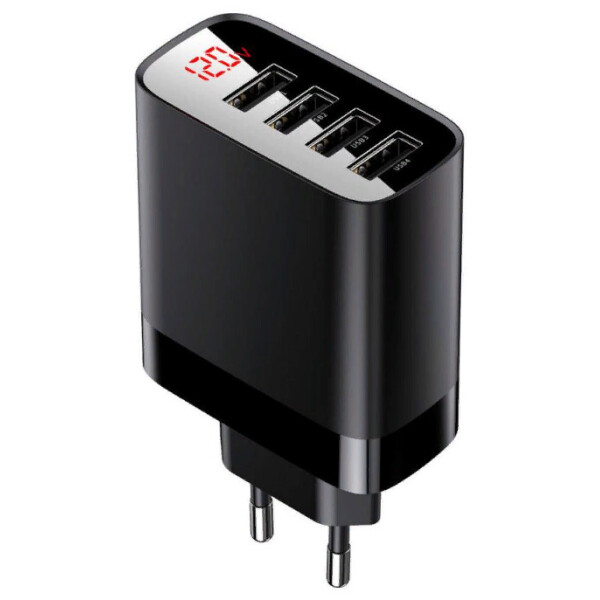 Зарядное устройство Baseus Mirror Lake Digital Display 4USB 30W Black (CCJMHB-B01)
Зарядное устройство Baseus Mirror Lake Digital Display 4USB 30W Black (CCJMHB-B01)