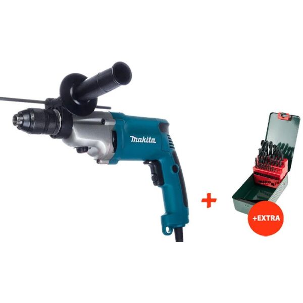 Дрель безударная Makita DP4011 + набор сверл по металлу HSS-R Promotion (25 шт.) (DP4011X)
Дрель безударная Makita DP4011 + набор сверл по металлу HSS-R Promotion (25 шт.) (DP4011X)