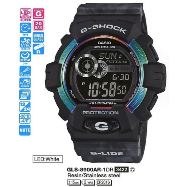 Наручные часы Casio GLS-8900AR-1ER
Наручные часы Casio GLS-8900AR-1ER