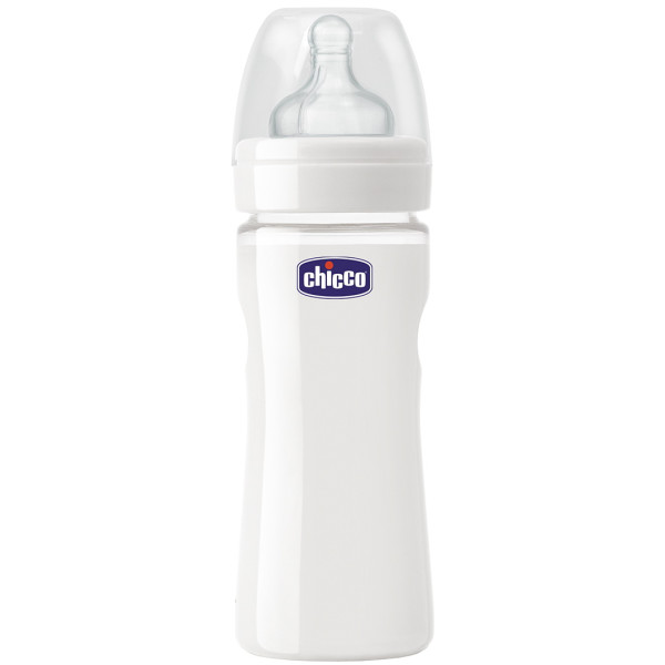 Стеклянная бутылочка Chicco Well-Being c силиконовой соской 0+ 240 мл (Нейтральная) (20721)
Стеклянная бутылочка Chicco Well-Being c силиконовой соской 0+ 240 мл (Нейтральная) (20721)