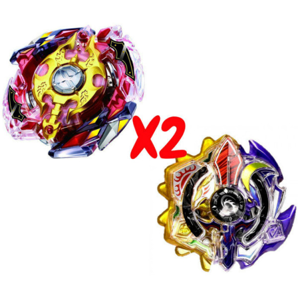 Набор волчков BEYBLADE (Бейблейд) Legend Spriggan B-86 (Легендарный Спрайзен) VS Трансформер Солнце и Луна Sun And Moon God Duo B-00 с пускателями
Набор волчков BEYBLADE (Бейблейд) Legend Spriggan B-86 (Легендарный Спрайзен) VS Трансформер Солнце и Луна Sun And Moon God Duo B-00 с пускателями
