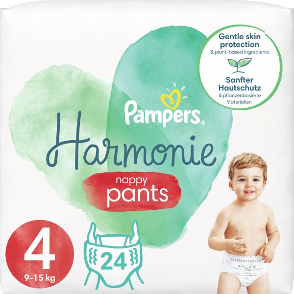 Подгузники-трусики Pampers Harmonie Nappy Pants Размер 4 (9-14 кг), 24 шт (8006540181409)
Подгузники-трусики Pampers Harmonie Nappy Pants Размер 4 (9-14 кг), 24 шт (8006540181409)