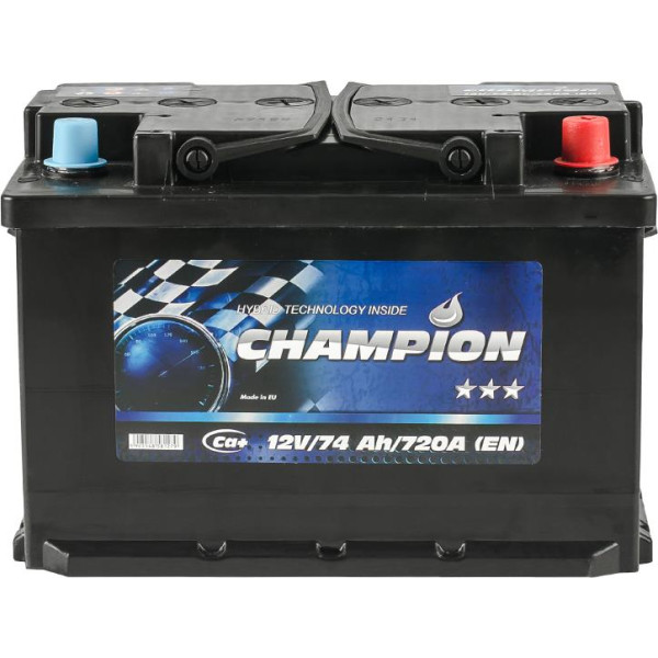 Автомобильный аккумулятор Champion 6СТ-74 АзЕ Euro Black (CHB74-0) 
Автомобильный аккумулятор Champion 6СТ-74 АзЕ Euro Black (CHB74-0)