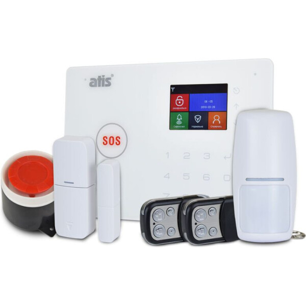 Комплект беспроводной GSM и Wi-Fi сигнализации ATIS Kit GSM+WiFi 130T с поддержкой приложения Tuya Smart
Комплект беспроводной GSM и Wi-Fi сигнализации ATIS Kit GSM+WiFi 130T с поддержкой приложения Tuya Smart
