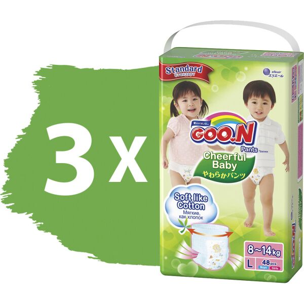 Подгузники-трусики Cheerful Baby для детей 8-14 кг (размер L, унисекс), 144 шт (8850006539422)
Подгузники-трусики Cheerful Baby для детей 8-14 кг (размер L, унисекс), 144 шт (8850006539422)