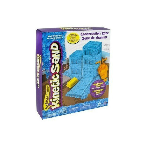 Набор песка для творчества Kinetic Sand Construction Zone голубой + формочки 283 г (71417-2)
Набор песка для творчества Kinetic Sand Construction Zone голубой + формочки 283 г (71417-2)