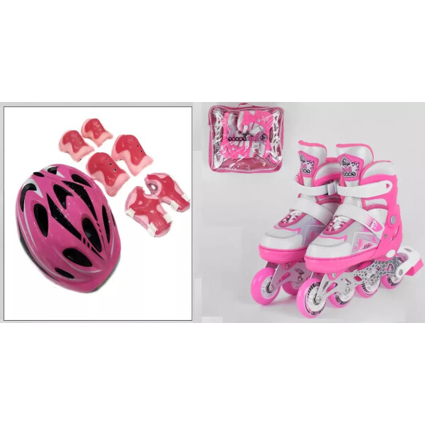 Роликовые коньки раздвижные Best Roller размер 27-30 Розовые с шлемом и защитой (466575)
Роликовые коньки раздвижные Best Roller размер 27-30 Розовые с шлемом и защитой (466575)