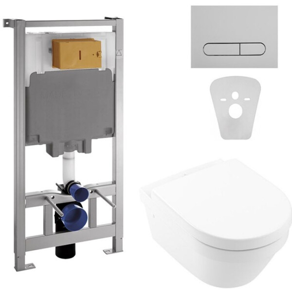 Инсталляция VOLLE с унитазом VILLEROY & BOCH ARCHITECTURA Directflush Soft Close, 4694HR01+141515
Инсталляция VOLLE с унитазом VILLEROY & BOCH ARCHITECTURA Directflush Soft Close, 4694HR01+141515