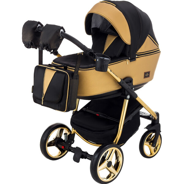 Детская коляска универсальная 2 в 1 Adamex Sierra Polar (Gold) SR436 черный (люрикс) - золотой кожа (перфорация)
Детская коляска универсальная 2 в 1 Adamex Sierra Polar (Gold) SR436 черный (люрикс) - золотой кожа (перфорация)