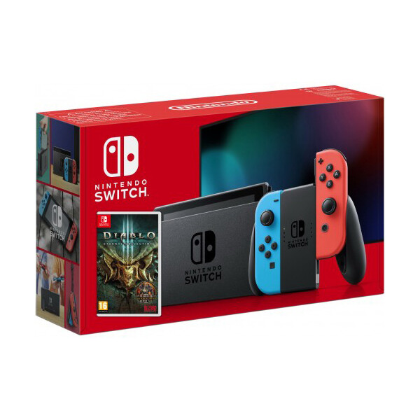 Nintendo Switch Neon Blue-Red (Upgraded version) + Игра Diablo III: Eternal Collection (русская версия)
Nintendo Switch Neon Blue-Red (Upgraded version) + Игра Diablo III: Eternal Collection (русская версия)