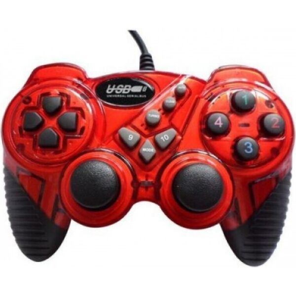 Игровой компьютерный джойстик WOW PC Game World 2 DJ-FHJ906 Вибро гейпад проводной для ПК Red
Игровой компьютерный джойстик WOW PC Game World 2 DJ-FHJ906 Вибро гейпад проводной для ПК Red