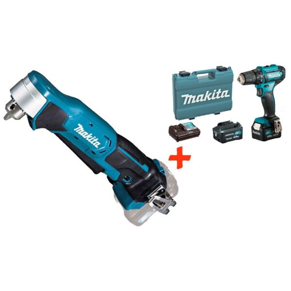 Аккумуляторная угловая дрель Makita DA332DZ + акк шуруповерт DF333DWME + 2 акб 12 V 4 Ah + з/у + кейс
Аккумуляторная угловая дрель Makita DA332DZ + акк шуруповерт DF333DWME + 2 акб 12 V 4 Ah + з/у + кейс