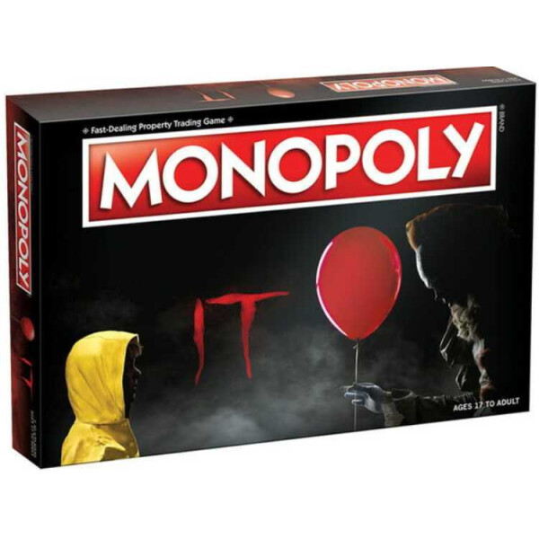 Настольная Игра Монополия фильм ОНО 2017 г по роману Стивена Кинга IT Monopoly Game мonopoly IT
Настольная Игра Монополия фильм ОНО 2017 г по роману Стивена Кинга IT Monopoly Game мonopoly IT