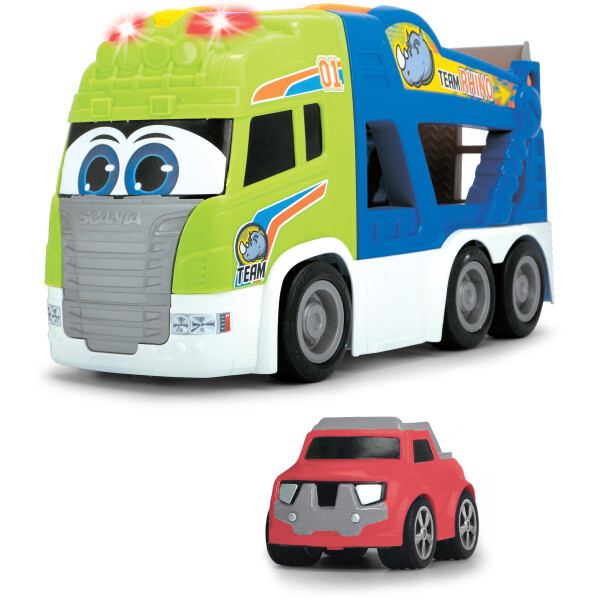 Транспортер Dickie Toys Хэппи. Скания с мягкой машинкой со звуковыми и световыми эффектами 42 см (3817003)
Транспортер Dickie Toys Хэппи. Скания с мягкой машинкой со звуковыми и световыми эффектами 42 см (3817003)