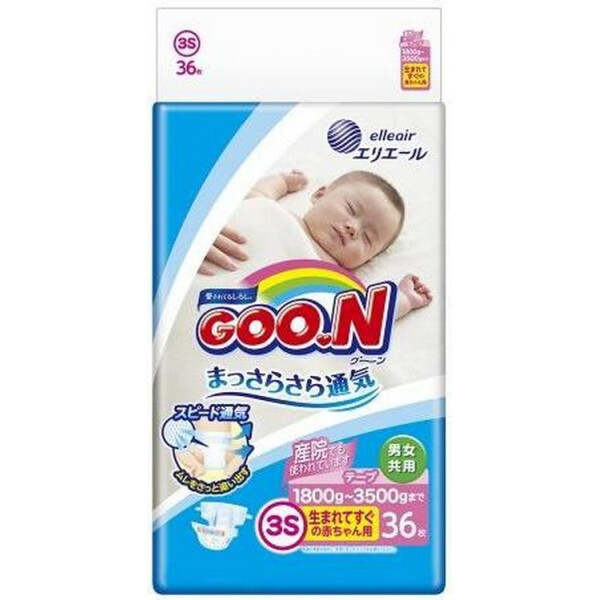 Подгузники GOO.N для маловесных новорожденных 1,8-3,5 кг, (размер SSS, унисекс, 36 шт) (4902011751291) (853887)
Подгузники GOO.N для маловесных новорожденных 1,8-3,5 кг, (размер SSS, унисекс, 36 шт) (4902011751291) (853887)