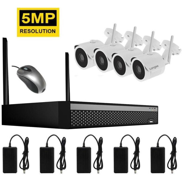 Комплект видеонаблюдения на 4 камеры Longse WIFI 3604-5Mp Kit 4, 300 метров, 5 Мп, Quad HD
Комплект видеонаблюдения на 4 камеры Longse WIFI 3604-5Mp Kit 4, 300 метров, 5 Мп, Quad HD