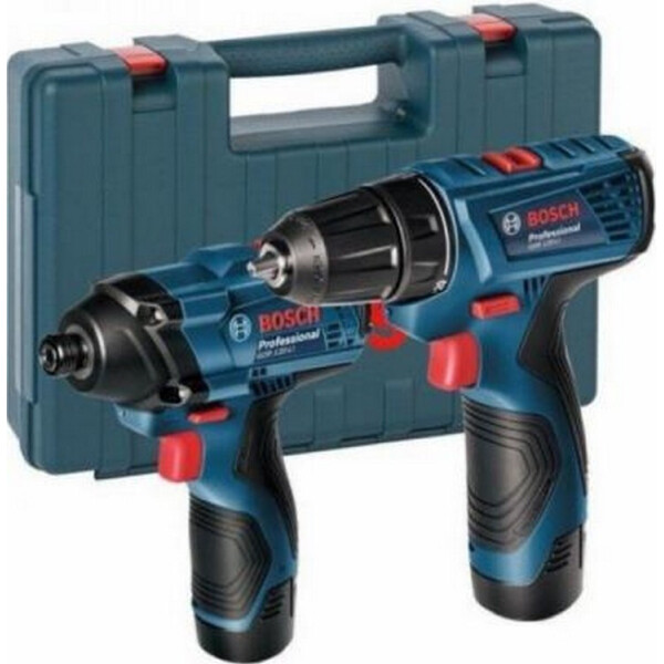 Набор аккумуляторной техники Bosch Professional ударный гайковерт GDR 120-Li + дрель-шуруповерт GSR 120-Li (06019F0002)
Набор аккумуляторной техники Bosch Professional ударный гайковерт GDR 120-Li + дрель-шуруповерт GSR 120-Li (06019F0002)