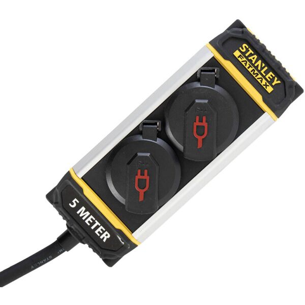 Сетевой фильтр Stanley Fatmax 5 м, 3x1.5мм2, IP44, 2 розетки с крышками, алюминий, SXECCK0EAJE
Сетевой фильтр Stanley Fatmax 5 м, 3x1.5мм2, IP44, 2 розетки с крышками, алюминий, SXECCK0EAJE