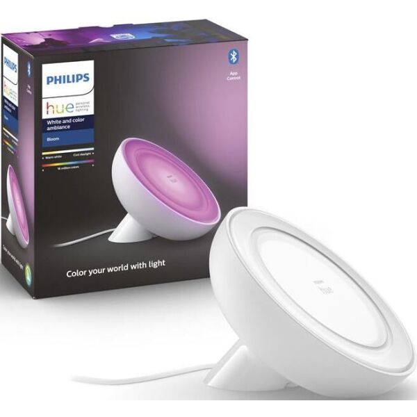 Настольная лампа-смарт Philips Hue Bloom 2000K-6500K, Color RGB, Bluetooth, диммируемая, белая (929002375901)
Настольная лампа-смарт Philips Hue Bloom 2000K-6500K, Color RGB, Bluetooth, диммируемая, белая (929002375901)
