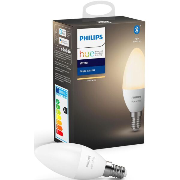 Лампа светодиодная-смарт Philips Hue E14, 5.5 W (40 Вт), 2700 K, White, Bluetooth, диммируемая (929002039903)
Лампа светодиодная-смарт Philips Hue E14, 5.5 W (40 Вт), 2700 K, White, Bluetooth, диммируемая (929002039903)
