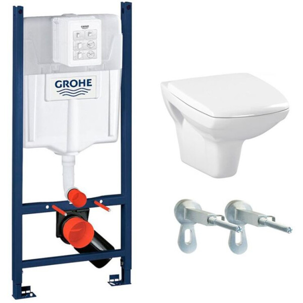 Инсталляция GROHE Rapid SL 38840000 с унитазом Cersanit Carina Clean On + крепление 3855800М, 38840CК3
Инсталляция GROHE Rapid SL 38840000 с унитазом Cersanit Carina Clean On + крепление 3855800М, 38840CК3