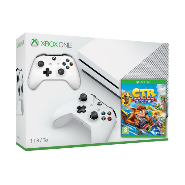 Microsoft Xbox One S 1Tb White + Crash Team Racing Nitro-Fueled (английская версия) + Wireless Controller with Bluetooth (White)
Microsoft Xbox One S 1Tb White + Crash Team Racing Nitro-Fueled (английская версия) + Wireless Controller with Bluetooth (White)