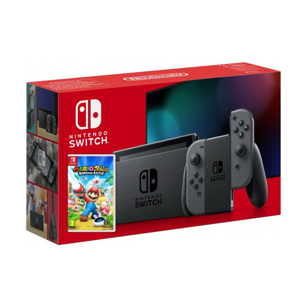 Nintendo Switch Gray (Upgraded version) + Игра Mario + Rabbids Kingdom Battle (русская версия)
Nintendo Switch Gray (Upgraded version) + Игра Mario + Rabbids Kingdom Battle (русская версия)
