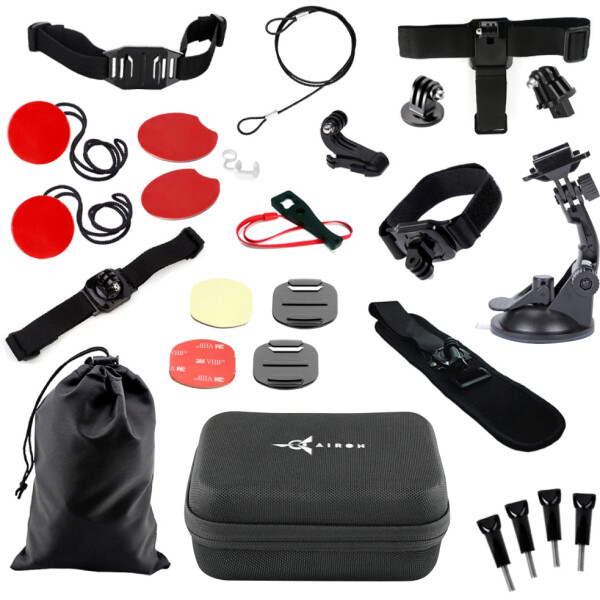 Набор аксессуаров 18 в 1 ACS-18 для экшн-камер GoPro, AIRON, SONY, ACME, Xiaomi, SJCam, EKEN, ThiEYE
Набор аксессуаров 18 в 1 ACS-18 для экшн-камер GoPro, AIRON, SONY, ACME, Xiaomi, SJCam, EKEN, ThiEYE